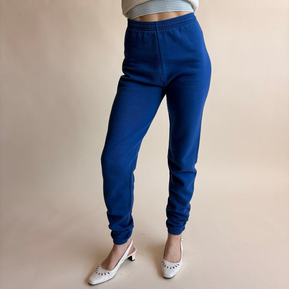 Jerzees by Russell Royal Blue Sweatpants - Made in USA, Size Small